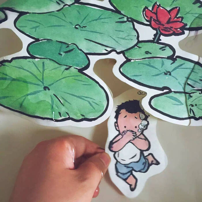 绘画() 儿时的夏天 Ⅰ 画师 李彬 bin lee《童年小事》