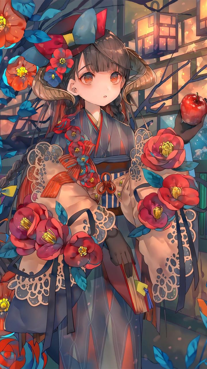 手绘 二次元 复古 清新 唯美 森系 文艺 治愈 动物 植物 彩铅 水墨
