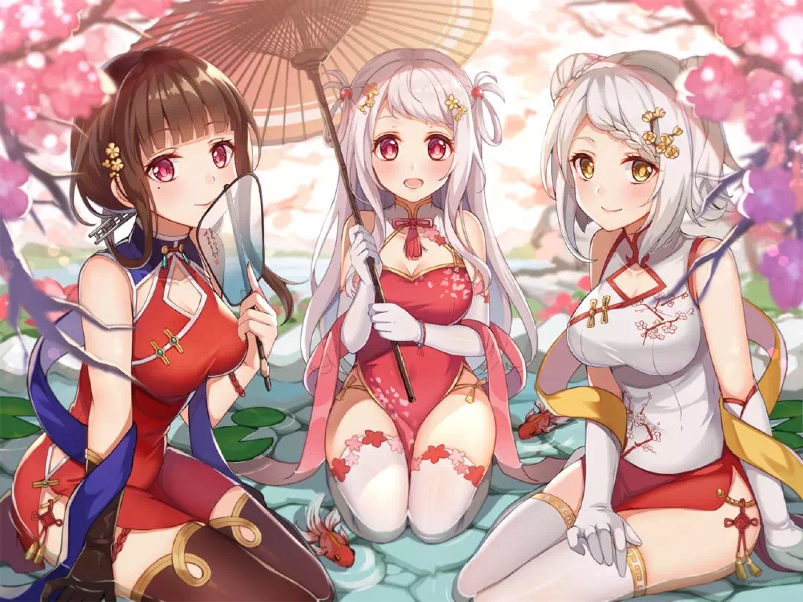 从左至右:逸仙,长春,重庆