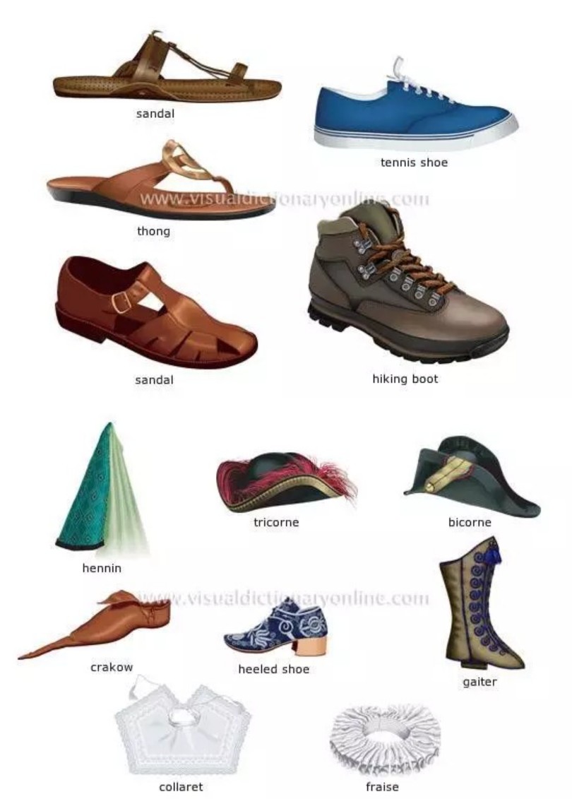 小裁缝学堂款式分类篇鞋帽篇
