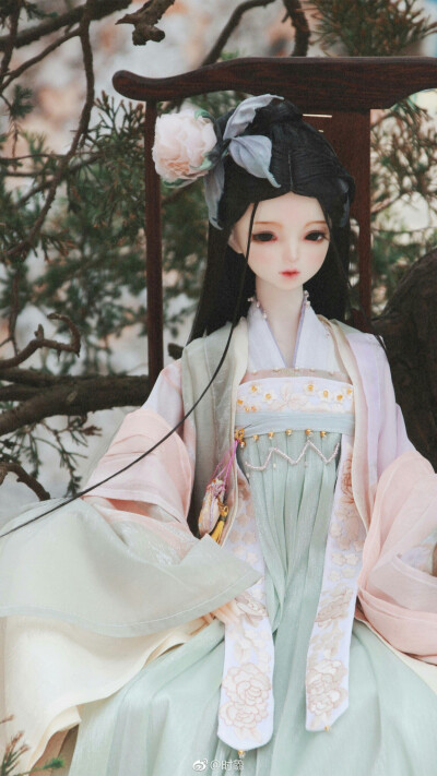 古风美人 sd娃娃 bjd 玩具 人偶 壁纸 萌物