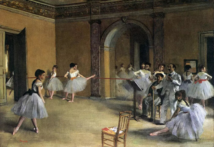 "舞者控"埃德加·德加(edgar degas)笔下的芭蕾小舞女.