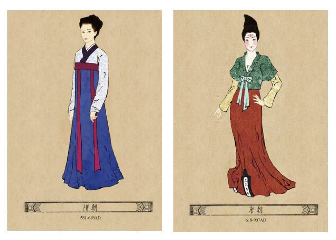 中国历代女子服饰的变化,沉淀了几千年的美丽