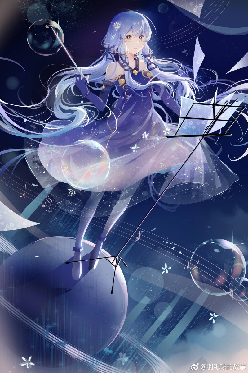 星尘vocaloid 壁纸 插画 少女 头像 二次元 虚拟歌姬 五维介质