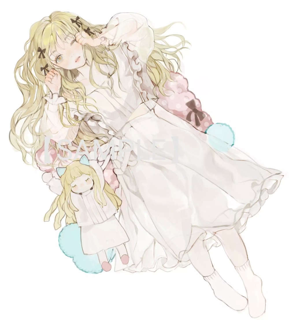 手绘插画唯美小清新森系