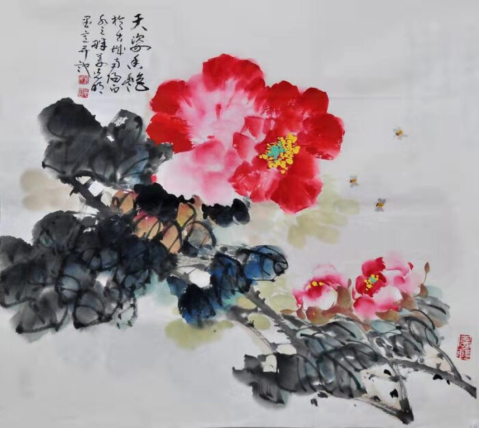 南阳市美术家协会副主席,卧龙书画 国画 中国画 山水画家 姜光明 评论