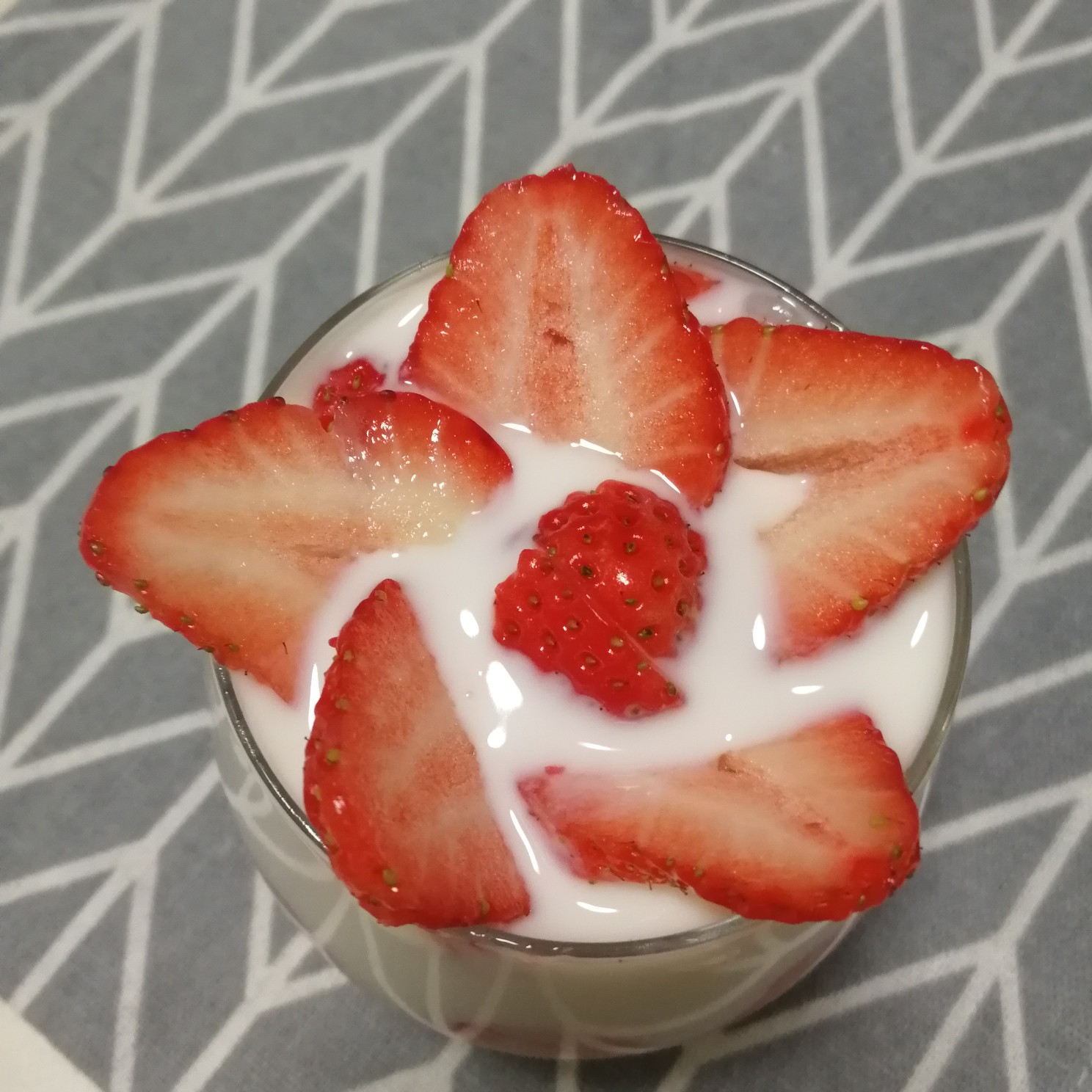 酸奶草莓 堆糖网