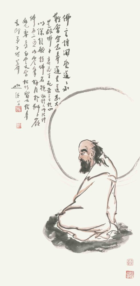 圆霖法师书画作品