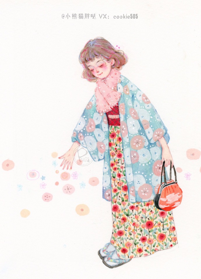 少女水彩水彩手绘人物水彩插画教程人物卡通头像
