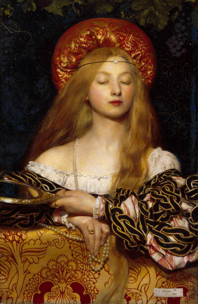 英国前拉斐尔画派画家frank cadogan cowper .